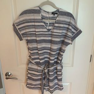 Madewell striped romper